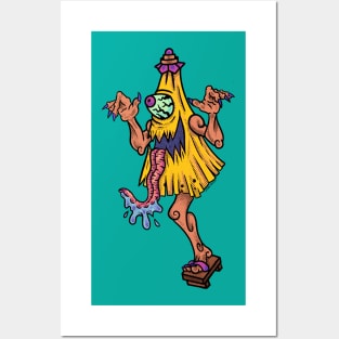 Kasa Obake yokai Posters and Art